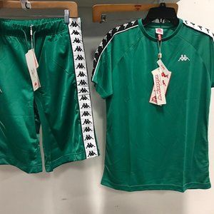 NWT 2pc KAPPA set Short & T-Shirt L